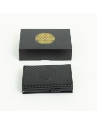 Gaiachimes Wallet RFID Front Gift box Carbon